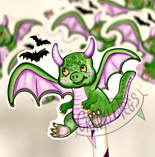 Nox My Little Dragon Stickers, Pack of 6.
