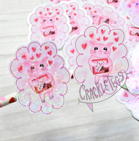 Mrs Piggy Love Stickers, Pack of 6.