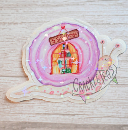 Vinyl Holographic Stickers, You Choose! 1 Original CrackleTegs Character.