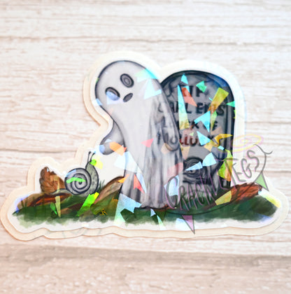 Vinyl Holographic Stickers, You Choose! 1 Original CrackleTegs Character.