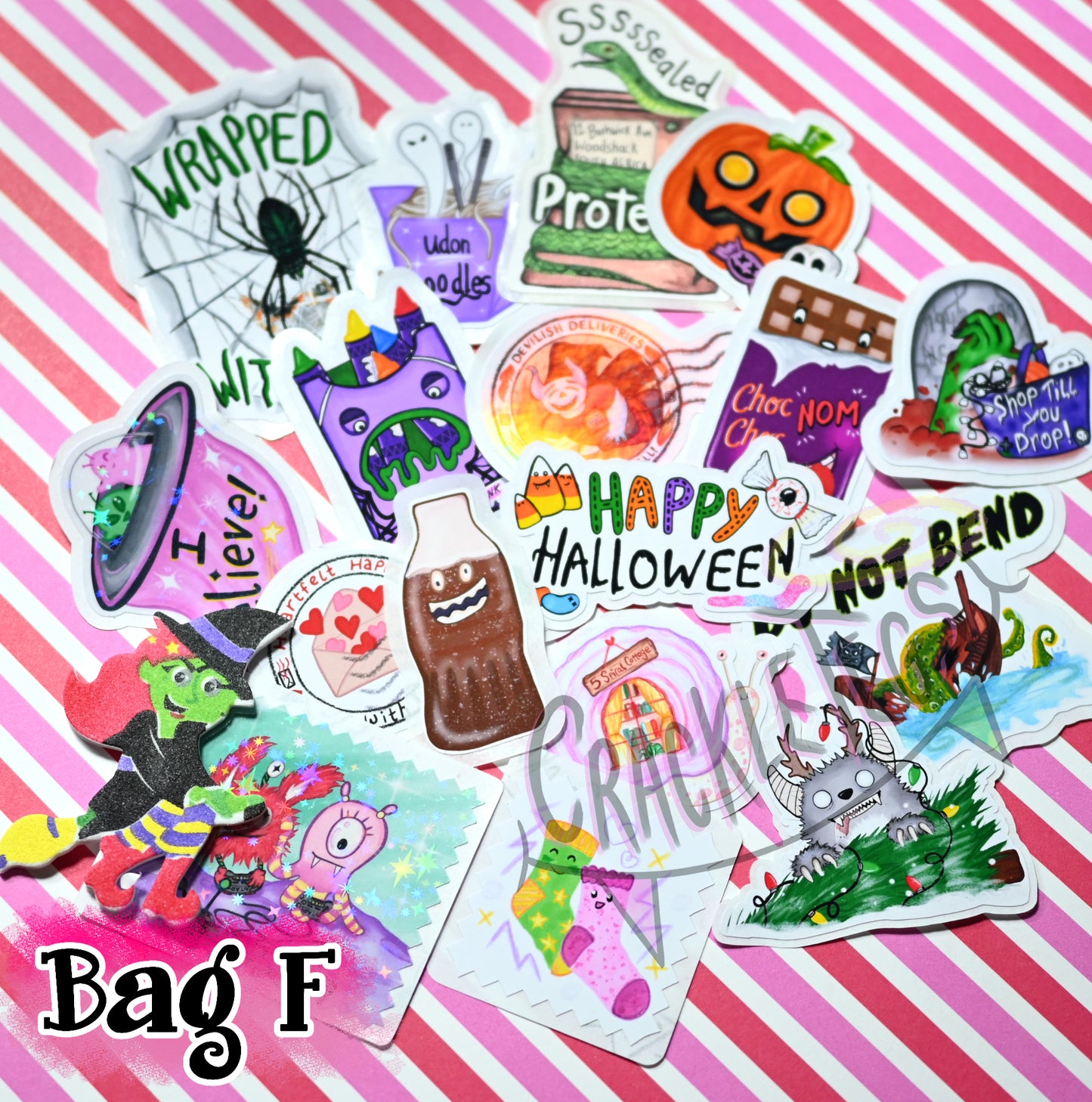 Mixed Flake Sticker Bags.