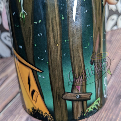 I love Scary Stories, Cryptid Mug. Hand Drawn CrackleTegs Original Design.