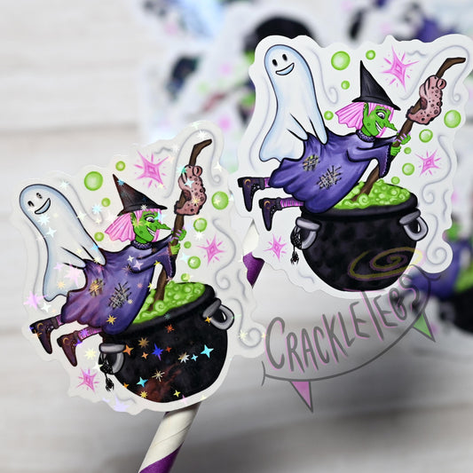 Witchykins & Friends Stickers, Pack of 6.