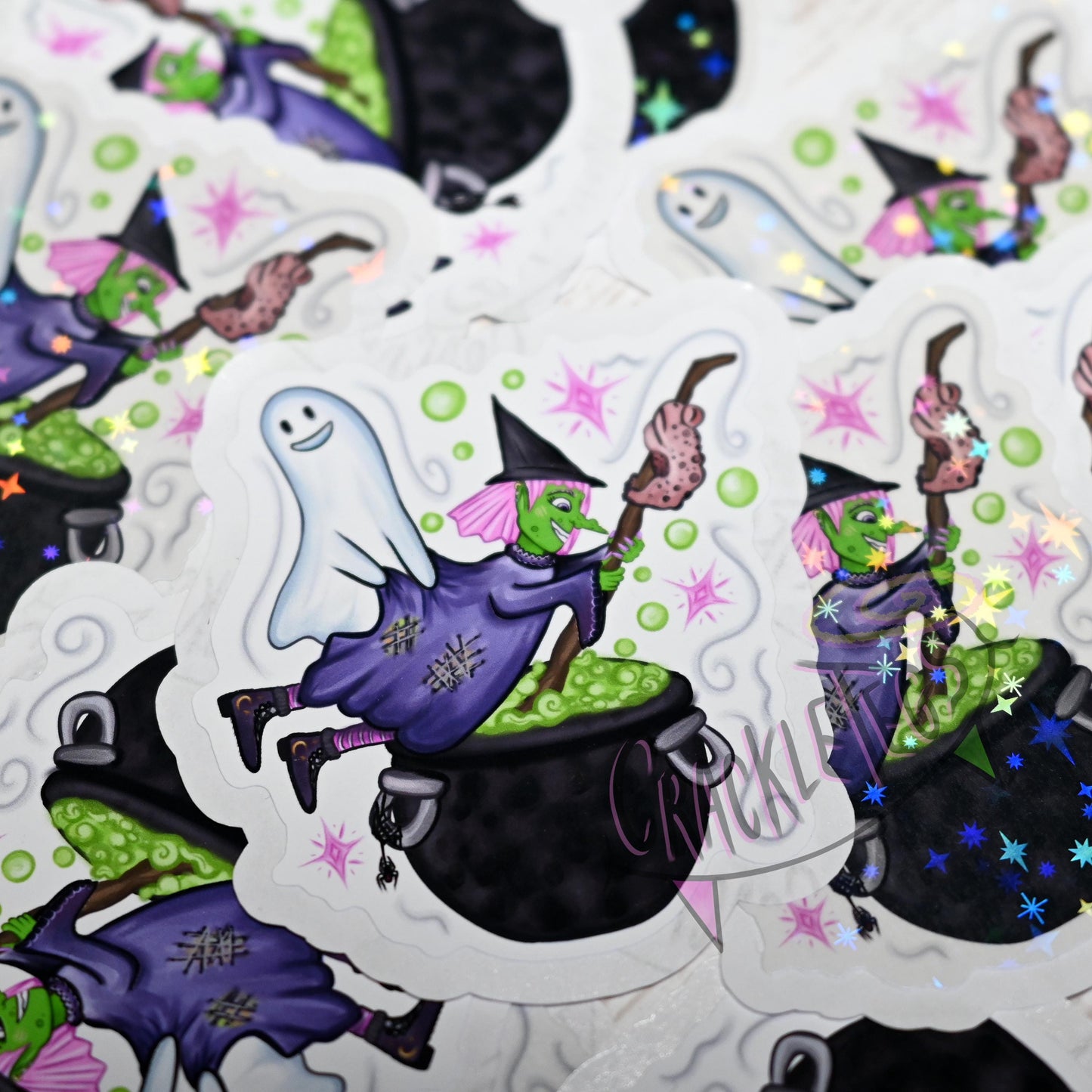 Witchykins & Friends Stickers, Pack of 6.