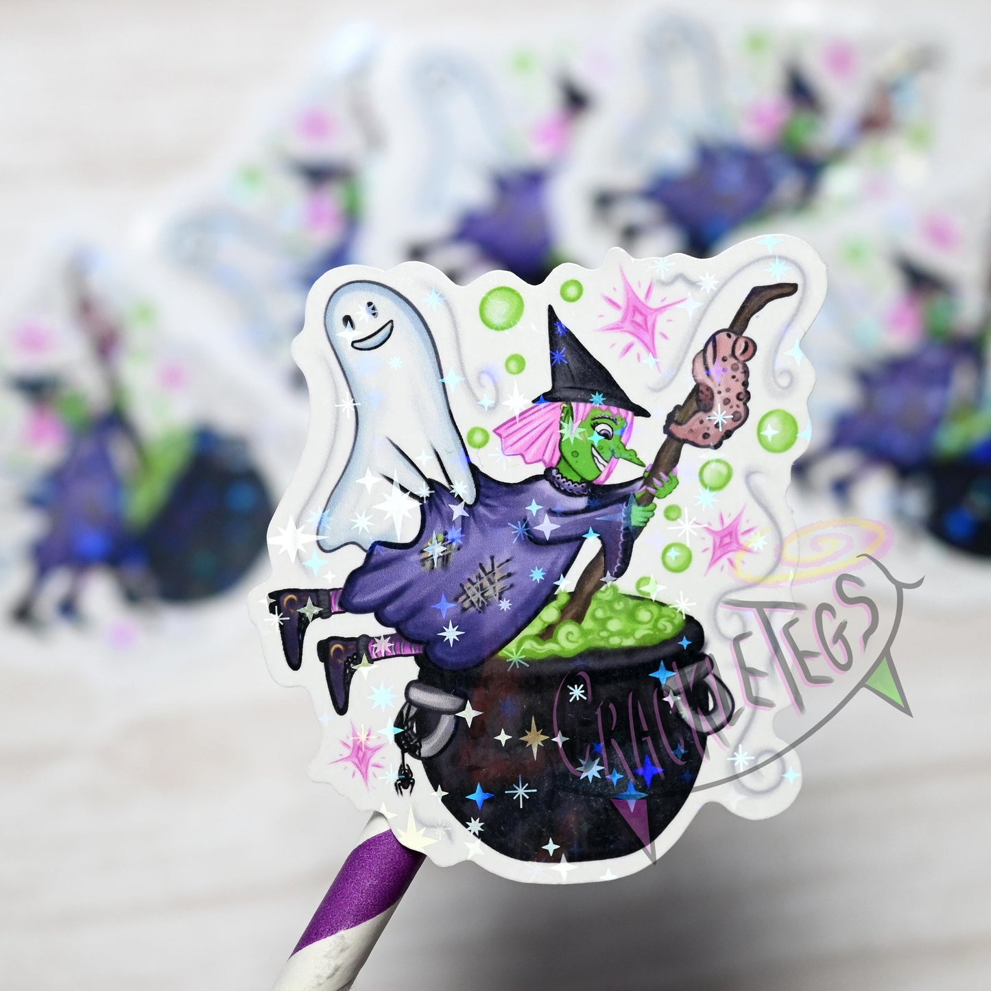 Witchykins & Friends Stickers, Pack of 6.