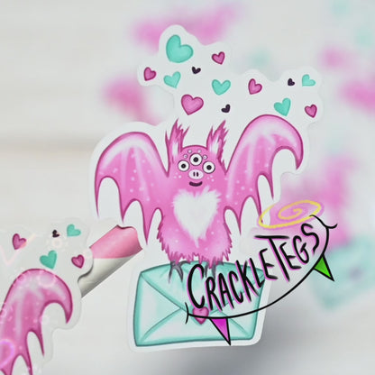 Pigney Loves Mail Stickers, pack of 6.