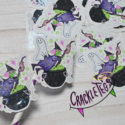 Witchykins & Friends Stickers, Pack of 6.
