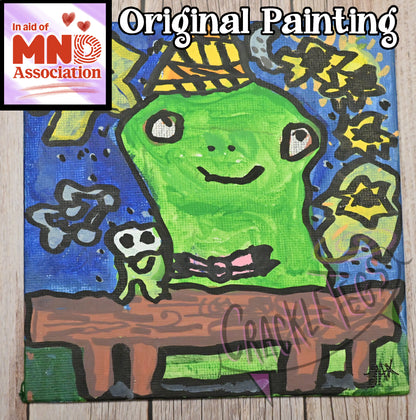 Galaxy Traffic Froggo's, An Original Painting By Jaxon. All profits go to the MND association!