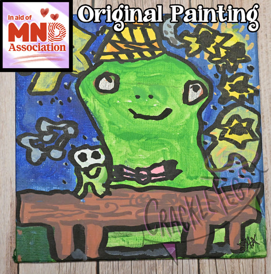 Galaxy Traffic Froggo's, An Original Painting By Jaxon. All profits go to the MND association!