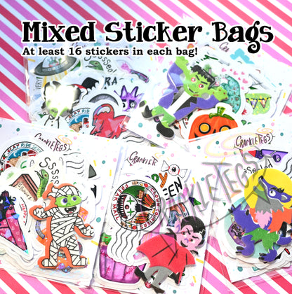 Mixed Flake Sticker Bags.