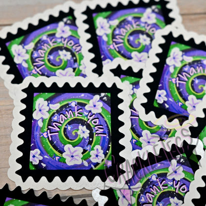 Thank you, Floral Swirl Stickers, made for the MND association fundraiser.