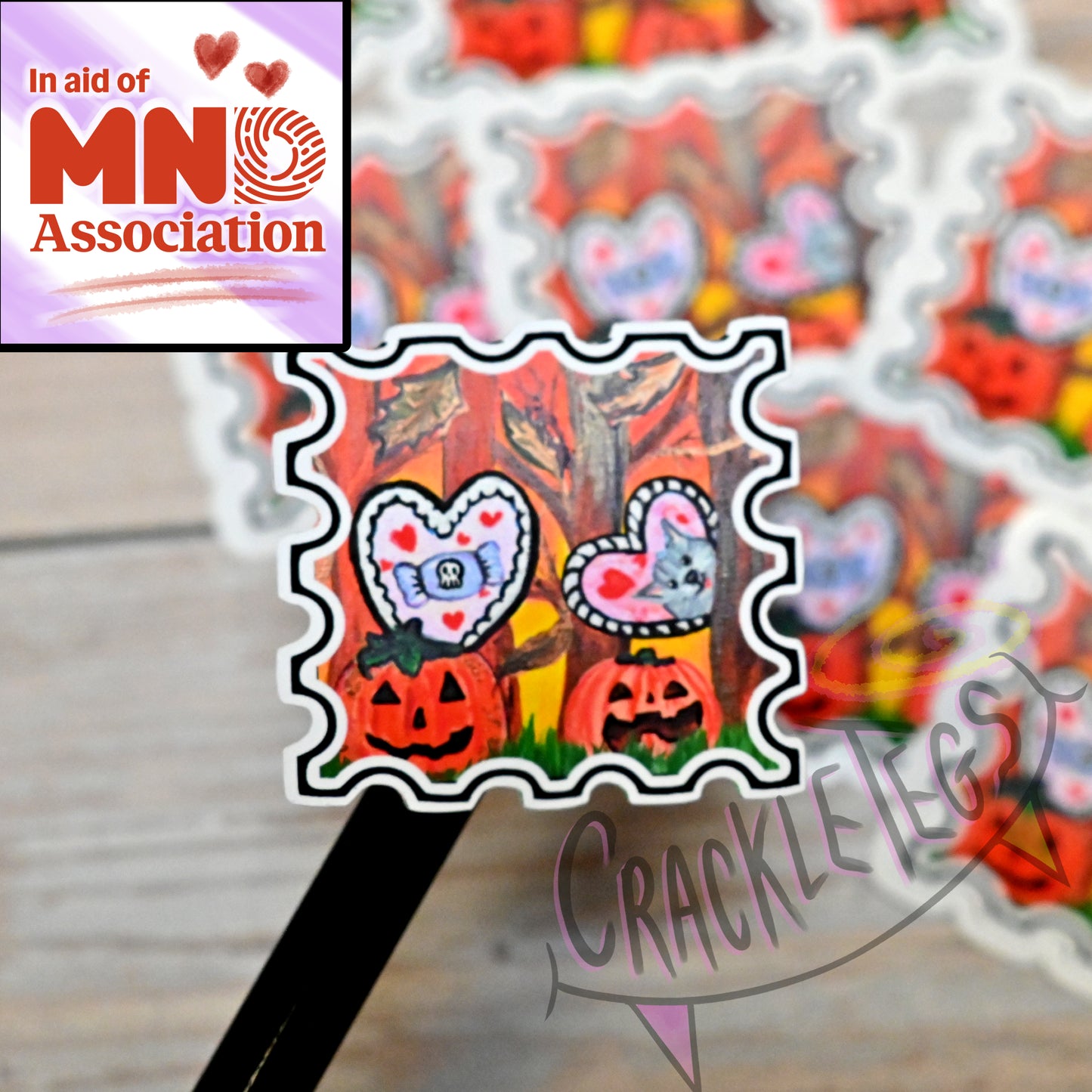 Halloween Autumn Fun Stickers, made for the MND association fundraiser.